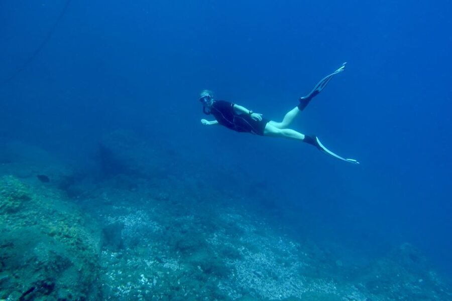 Abades: Guided Snorkeling Tour with Photos - Getting fitted with fins and a wetsuit