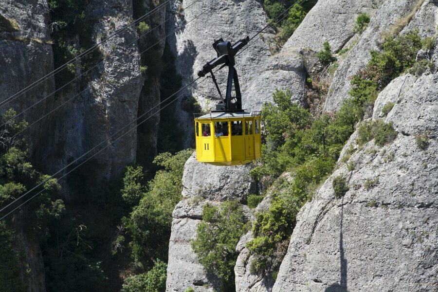 Aeri de Montserrat Cable Car Ticket - Reaching Santa María de Montserrat without the climb