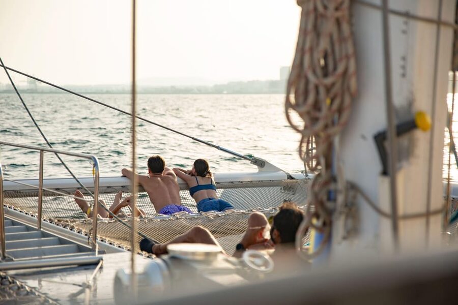 Alicante: 2-Hour Late Afternoon Catamaran Cruise - Fruit, drinks, and the onboard bar