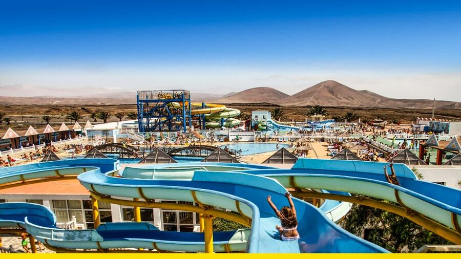 Aquapark Costa Teguise: Entrance Ticket - The Big Slides: Kamikaze, Whirlwind, and Hydrotube