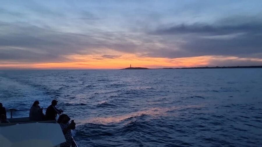 Barbate: Sunset Cruise with Glass of Cava - The sunset show at Cape Trafalgar