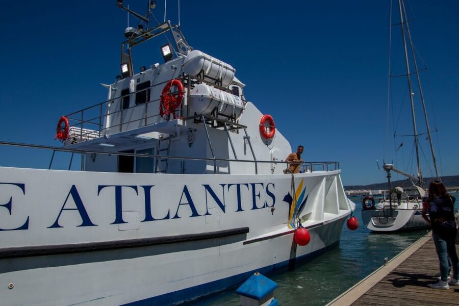 Barbate: Sunset Cruise with Glass of Cava - The Trafalgar Lighthouse from offshore