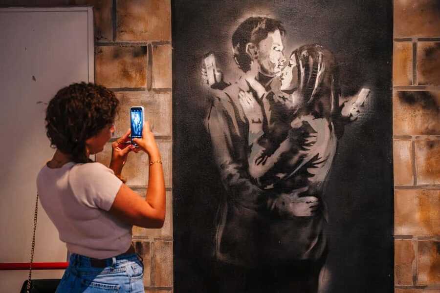 Barcelona: Banksy Museum, Permanent Exhibition Ticket - The layout, labels, and multimedia features