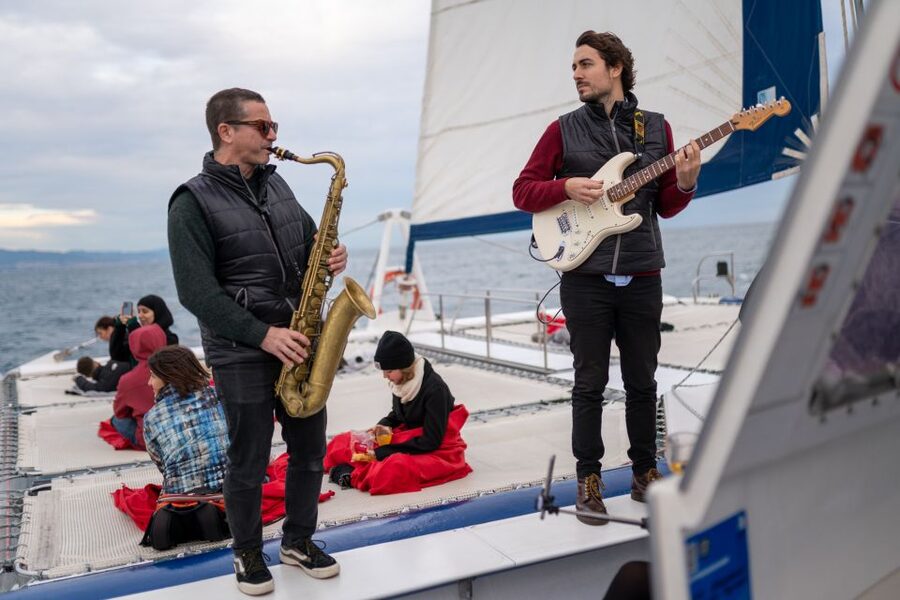 Barcelona: Catamaran Cruise with optional Live Jazz Music - At a glance