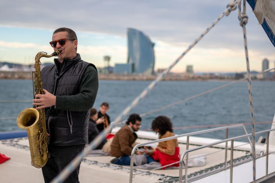 Barcelona: Catamaran Cruise with optional Live Jazz Music - Weather, sailing, and crowd levels