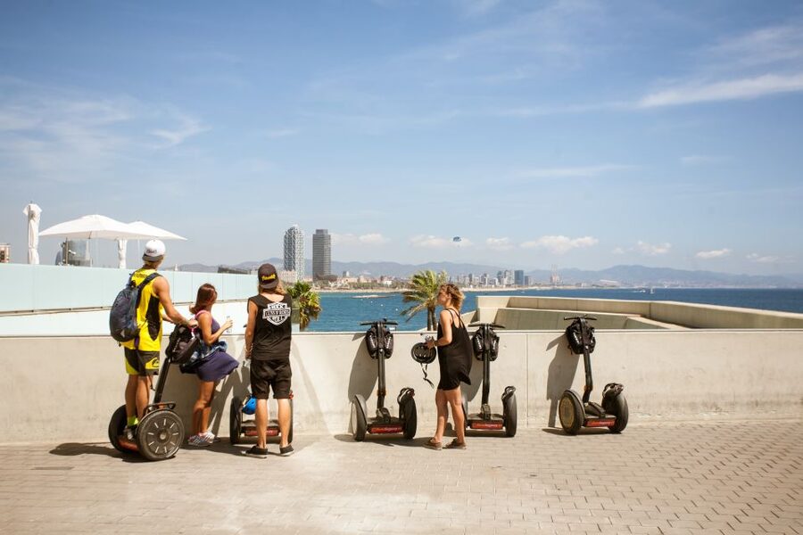Barcelona: City Highlights Guided Segway Tour - Starting among Roman walls in the Gothic Quarter