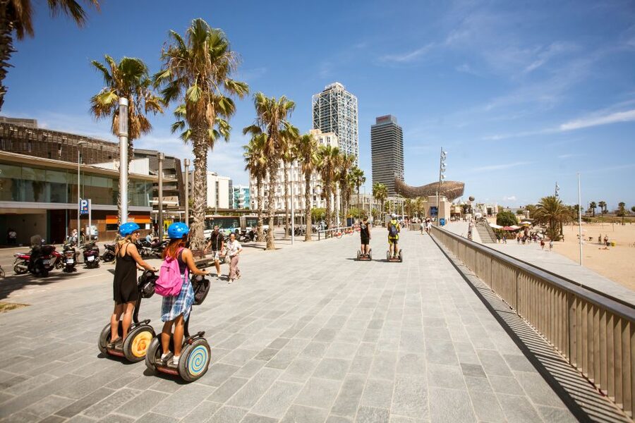 Barcelona: City Highlights Guided Segway Tour - El Born brings the route back to the old city