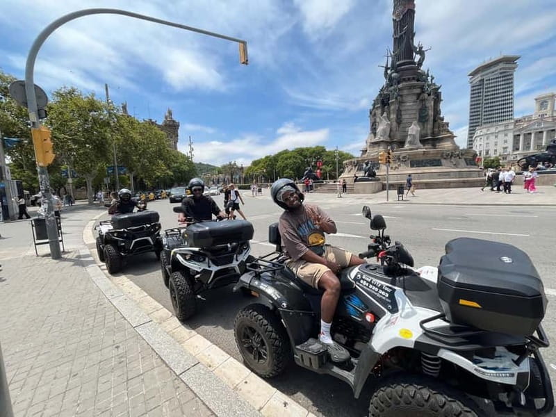 Barcelona: City Sights Electric Quad Tour - Passeig de Colom and the Waterfront Ride