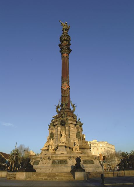 Barcelona: Columbus Monument - The monument’s 1888 story