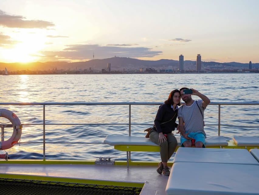Barcelona: Daytime or Sunset Catamaran Cruise with Music - Booking, Weather, and Small Practical Details