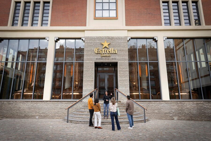 Barcelona: Estrella Damm Old Brewery Tour with Tasting - Entering Estrella Damm’s Old Brewery