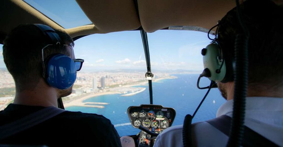 Barcelona: Helicopter Flight with Optional Yacht Cruise - Barcelona from the helicopter in seven quick minutes