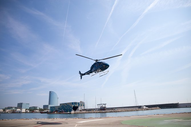 Barcelona Helicopter, Sailboat & Old Town Private Walking Tour - The helicopter flight over Barcelona’s coast