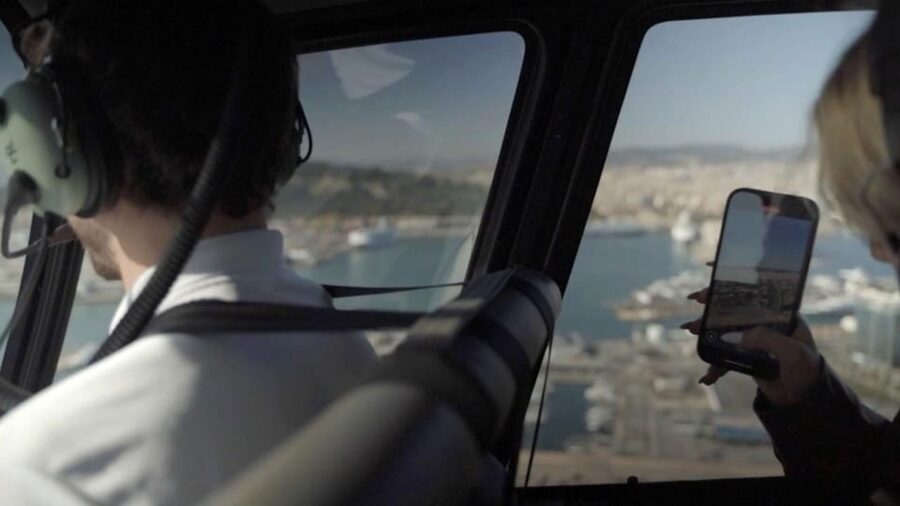 Barcelona: Helicopter Tour - Moll Adossat 2 and the 15-minute briefing