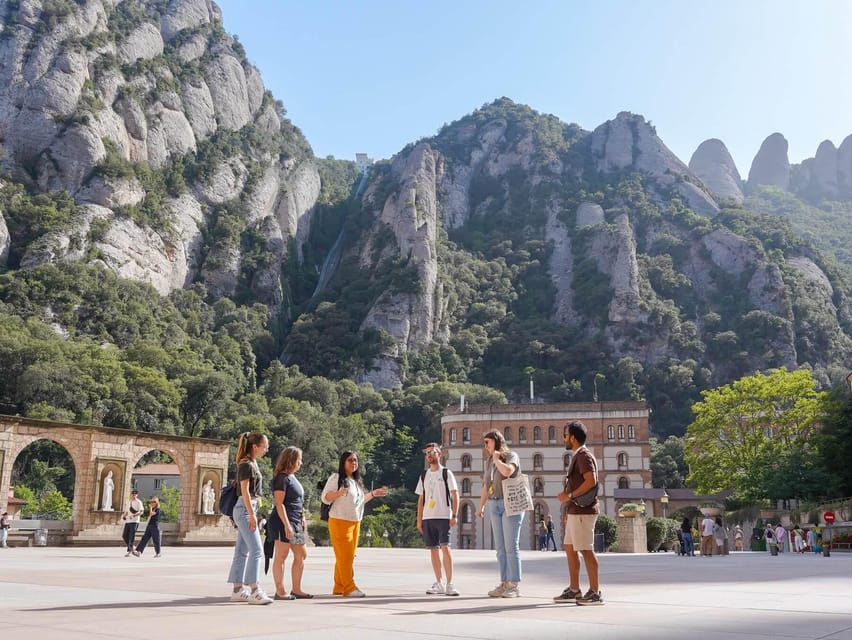 Barcelona: Montserrat Tour with Cog-Wheel & Black Madonna - Riding the cog-wheel train up Montserrat