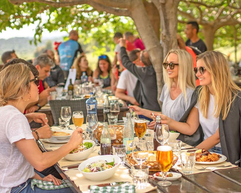 Barcelona: Montserrat Visit & Lunch at Farmhouse Small Group - The one-hour ride to Montserrat