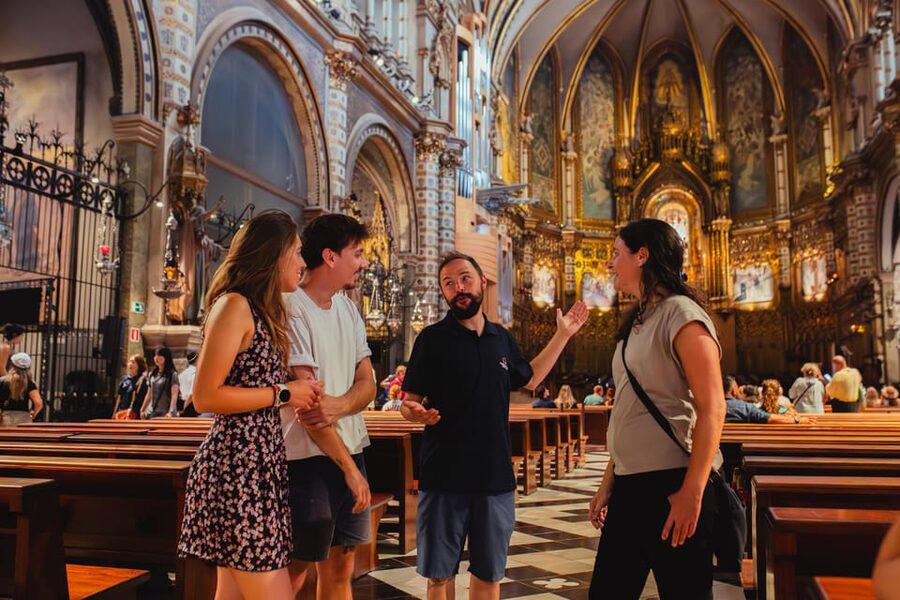 Barcelona: Montserrat with Winery, Lunch, and Train Options - The coach ride from Barcelona