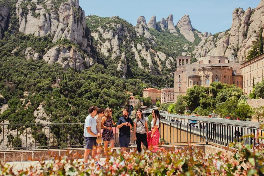 Barcelona: Montserrat with Winery, Lunch, and Train Options - Oller del Mas, a castle with wine at the end