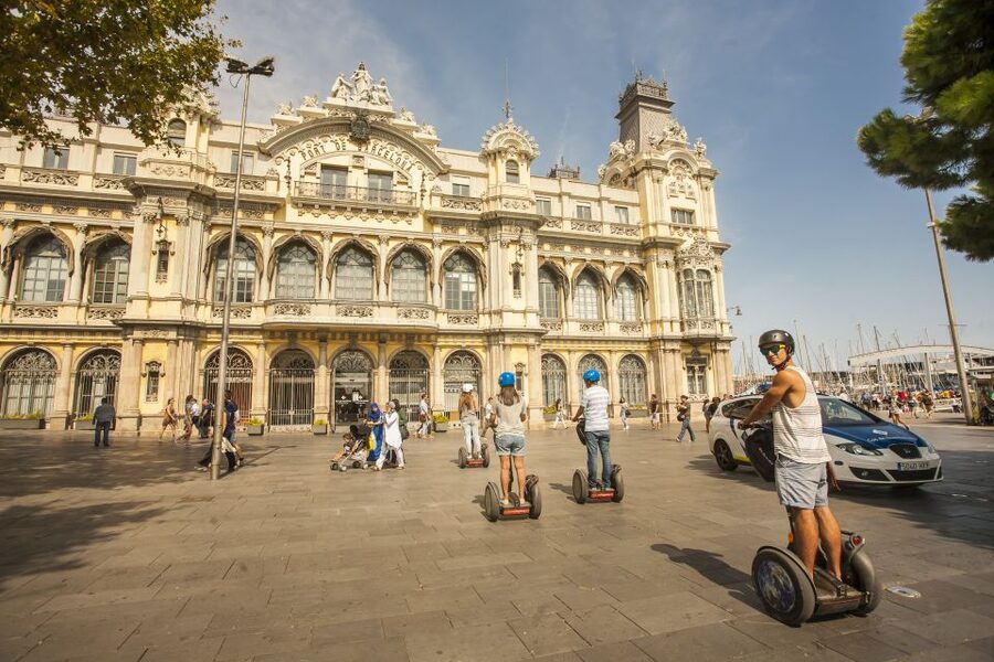 Barcelona: Old Port and Gothic Quarter Guided Segway Tour - Port Vell and the city’s changing waterfront