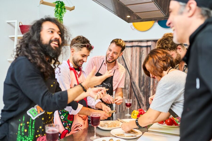 Barcelona: Paella Cooking Class with Market Visit and More - Sangria, tapas, and dessert add real value