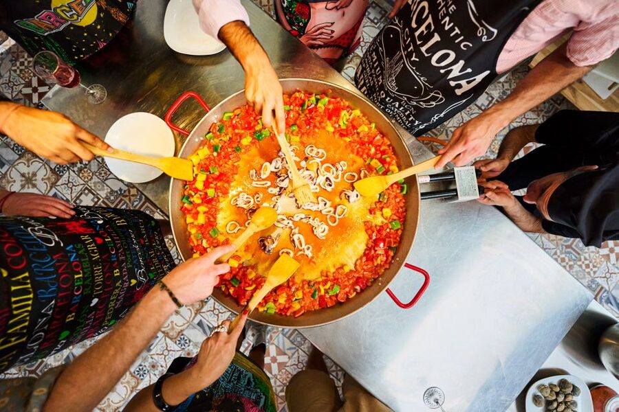Barcelona: Paella Cooking Class with Market Visit and More - The chefs make or break the experience