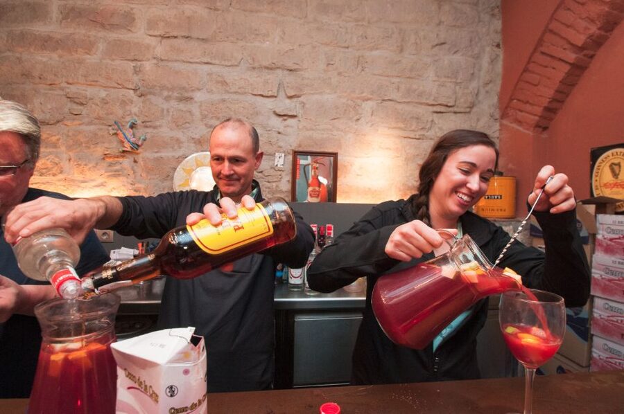 Barcelona: Paella Cooking Experience & Boqueria Market Tour - Sangria is part drink, part social break