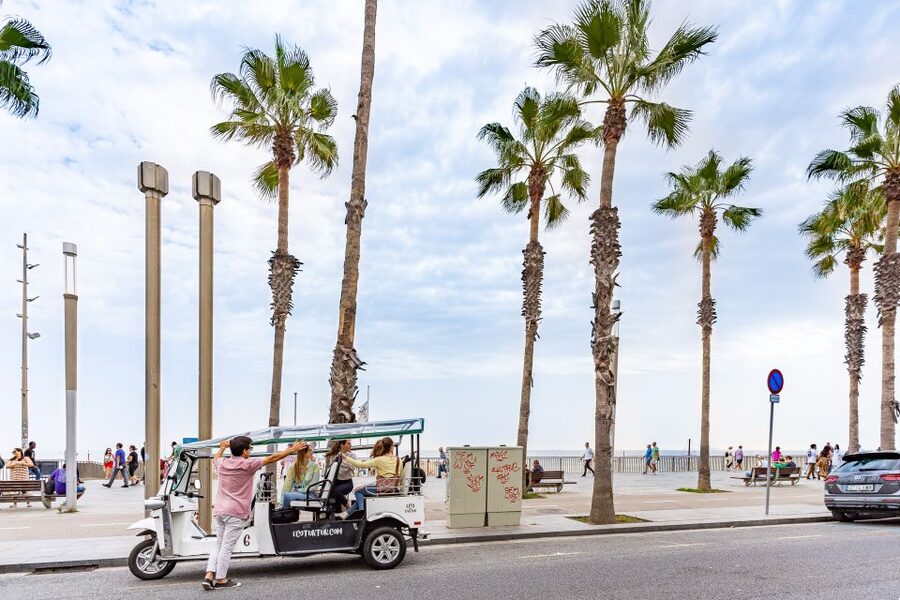 Barcelona: Private City Tour by Eco Tuk Tuk - Arc de Triomf and La Monumental