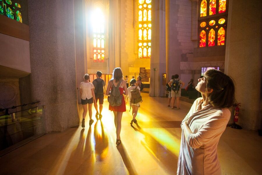 Barcelona: Sagrada Familia Entry Ticket with Audio Guide - The museum and the continuing construction