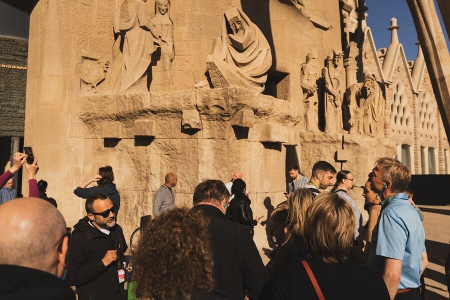 Barcelona: Sagrada Familia Skip-the-Line Guided Tour - Inside the basilica, where light becomes architecture