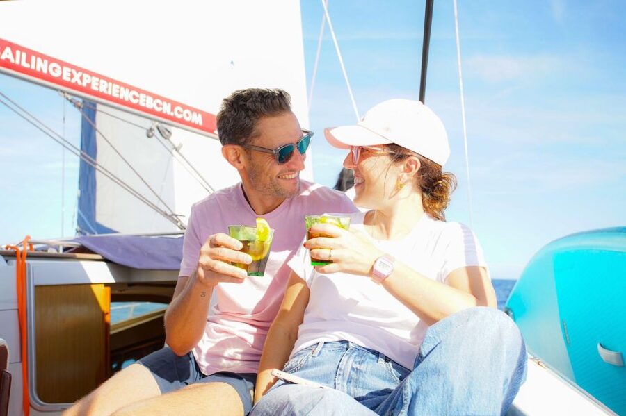 Barcelona: Sailing Tour with Vermouth and Drinks - Taking the helm and learning basic sailing