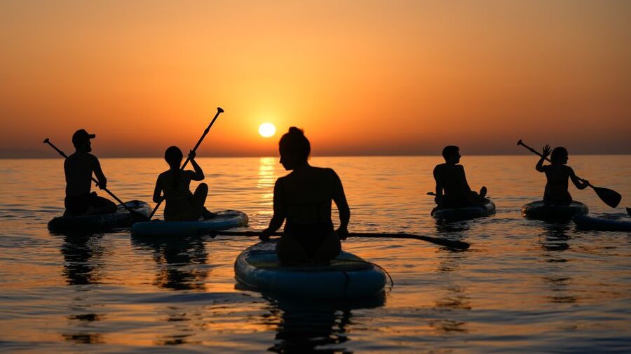 Barcelona: Sunrise Paddleboarding with Instructor and Photos - A clear 10-minute lesson at Barceloneta Beach