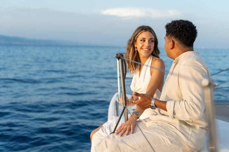 Barcelona: Sunset Catamaran Cruise with Wine and Tapa - Sunset timing and changing sea conditions
