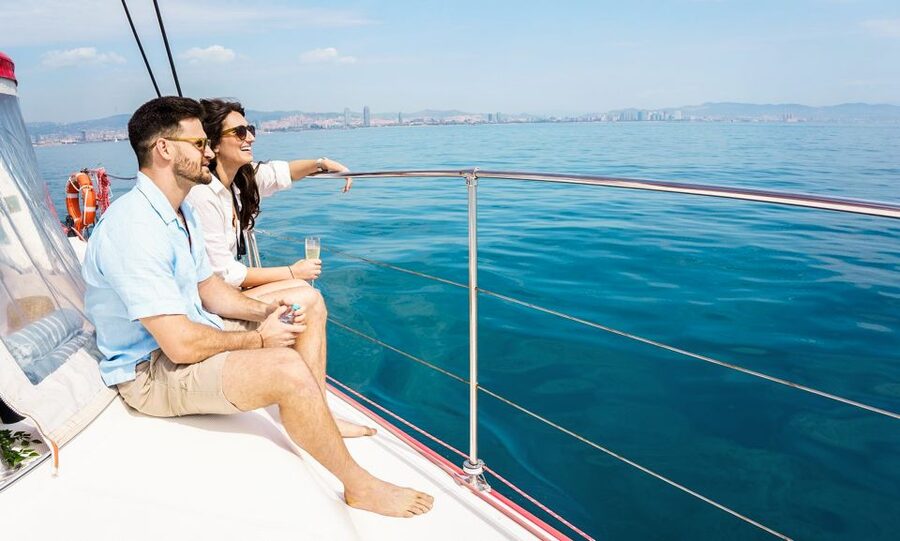 Barcelona: Sunset or Day Catamaran Cruise with Tapa & Drink - How much value does $32 offer?