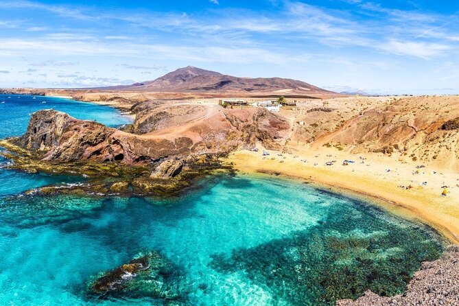 Catamaran Sailing in Lanzarote - Anchoring at Papagayo
