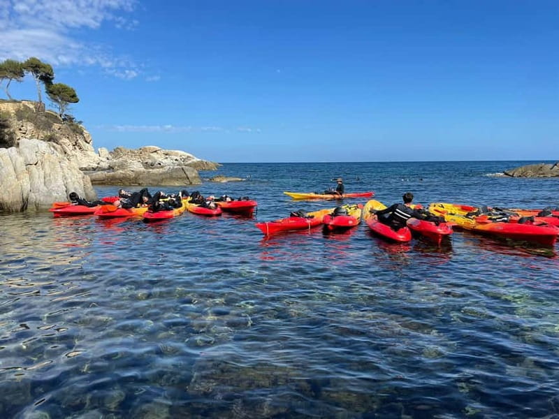 From Barcelona: Costa Brava Kayak & Snorkel Tour with Picnic - Picnic lunch and beach time at S’Agaró