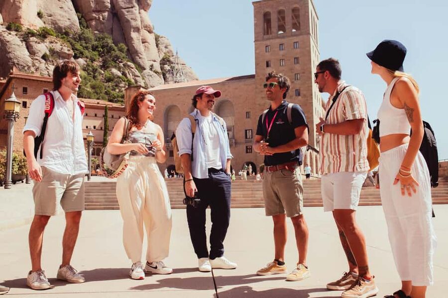 From Barcelona: Full-Day Montserrat & Wine Small Group Tour - Lunch in a Tenth-Century Castle
