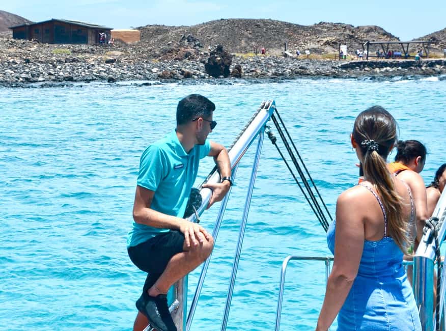 From Corralejo: Lobos Island Boat and Snorkel Activity - La Caldera gives you the best high view