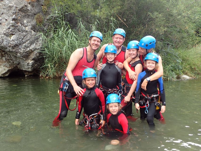 From Marbella: Guadalmina River Guided Canyoning Adventure - Guides, group size, and the safety feel