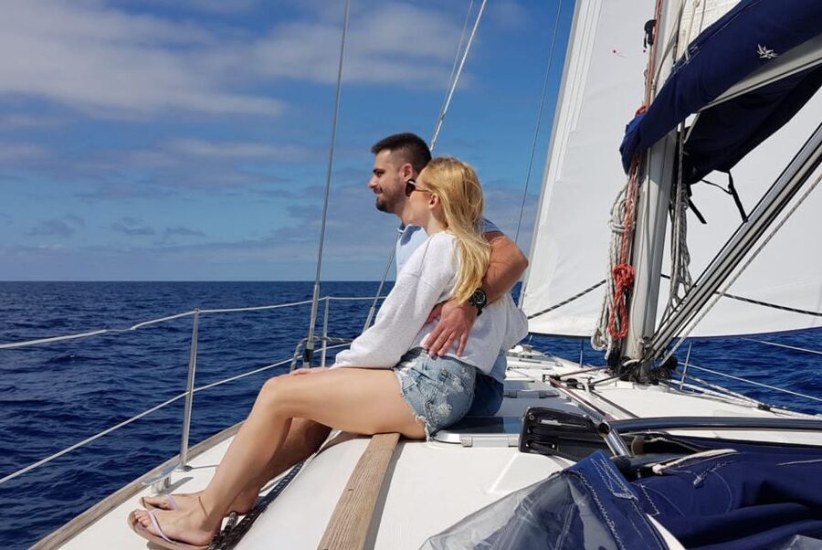 From Puerto de Mogán: Sailboat Trip with Food and Drinks - The beach stop: one hour for swimming and snorkeling