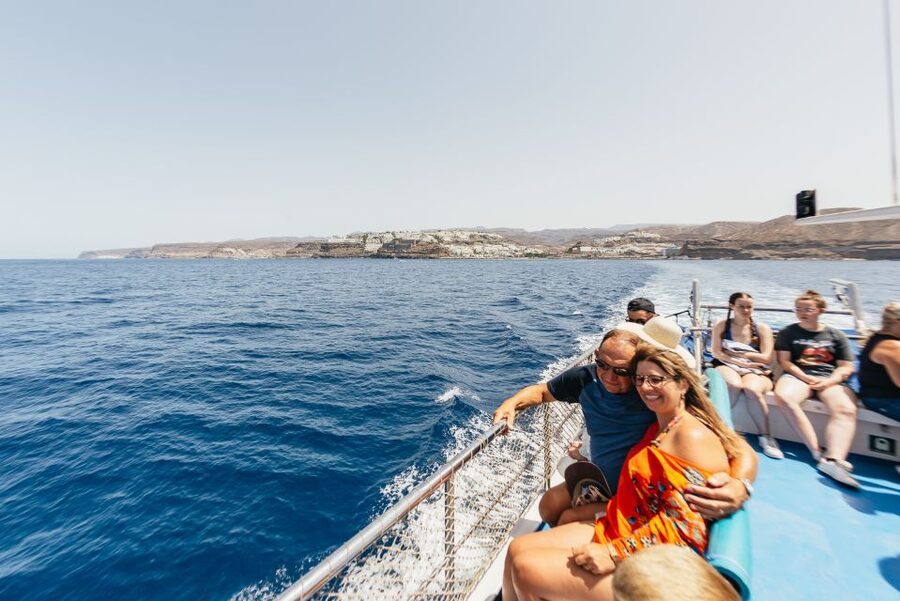 From Puerto Rico de Gran Canaria: Dolphin Watching Cruise - Searching the southwest coast