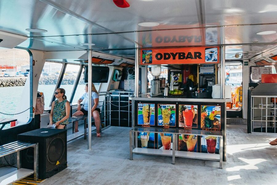 Fuerteventura: Glass Bottom Boat Cruise with Lunch & Drinks - Paella, drinks, and the midday break