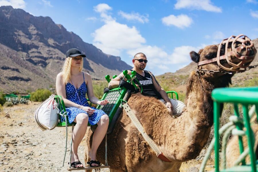 Gran Canaria: Camel Ride Safari w/ Optional Food & Transport - Reaching La Baranda from the resort coast