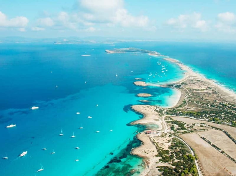 Ibiza: Formentera Cruise at Ibiza Boat Club - Paella, local wine, and Café Caleta