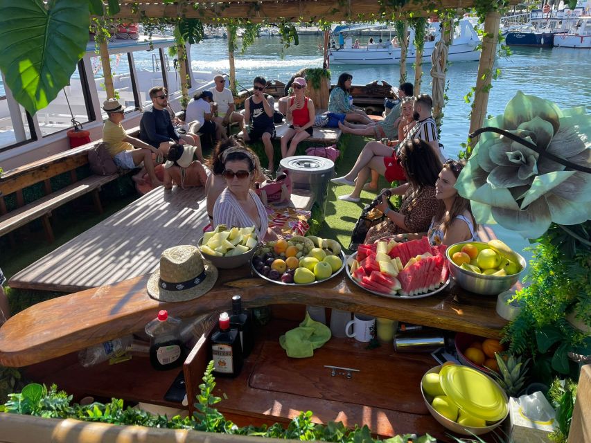 Ibiza: Sea Caves & Coves Snorkeling Paddle Boarding Tour - Ibiza’s west coast from the deck of the Amazonia