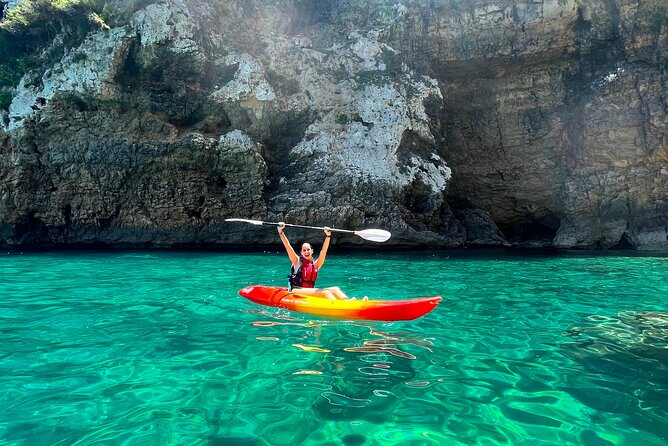 Kayak Paradise: Cala Portixol Snorkel, Cave & Cliff Jumping Tour - Key points to know before you paddle