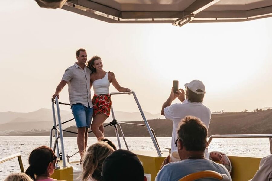 Lanzarote: 2.5-Hour Sunset and Dolphins Cruise - Boarding the Biosfera Jet in Puerto del Carmen