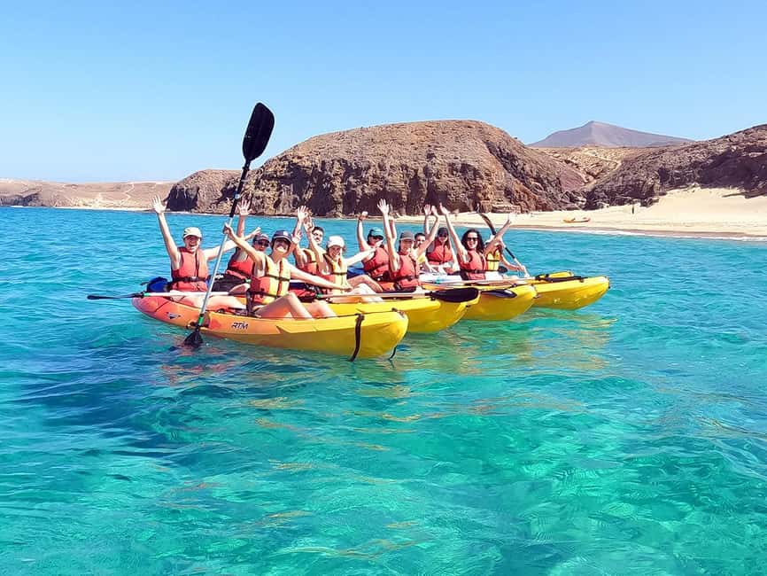 Lanzarote: Kayak and Snorkelling at Papagayo Beach - What the $55 price includes
