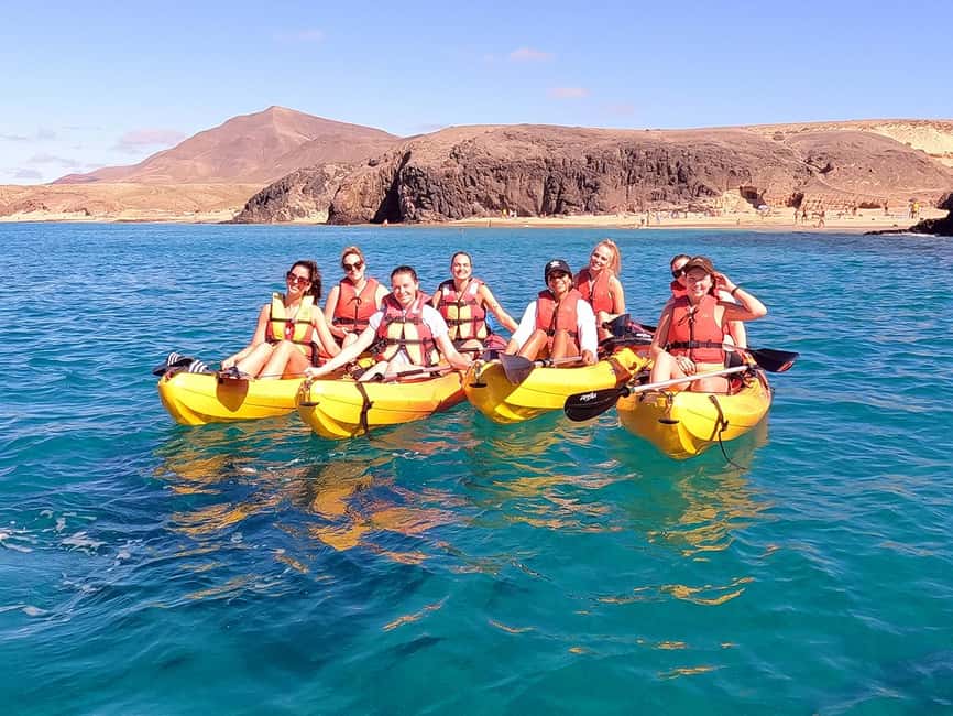 Lanzarote: Kayak and Snorkelling at Papagayo Beach - The paddle to Papagayo Beach