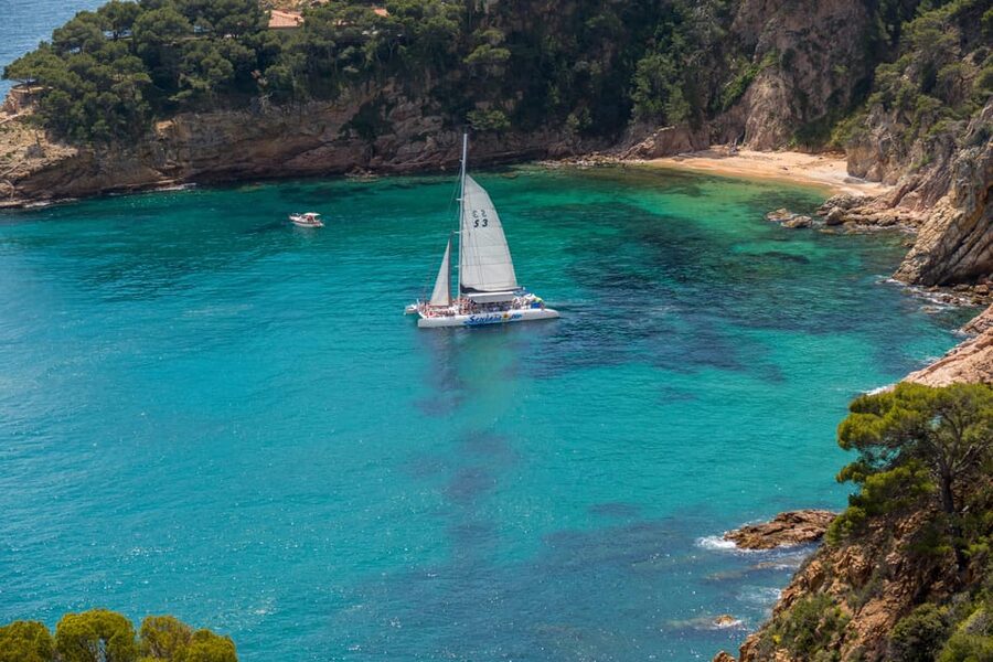Lloret de Mar: Catamaran Sailing Cruise with BBQ and Drinks - Key points to know before booking