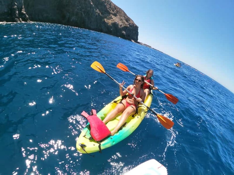 Los Cristianos: Kayak and Snorkel with Turtles and Photos - Snorkeling among fish and possible turtles